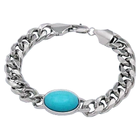 Brahmatells Turquoise Aqua Bracelet: Embrace Jupiter's Wisdom by Brahmatells