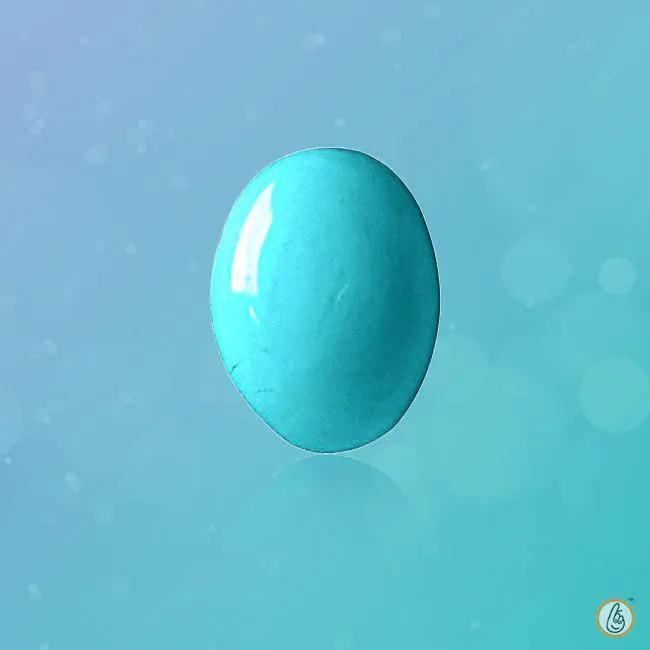 Brahmatells Turquoise Dark-Cyan: Jupiter's Gemstone for Harmony and Success by Brahmatells
