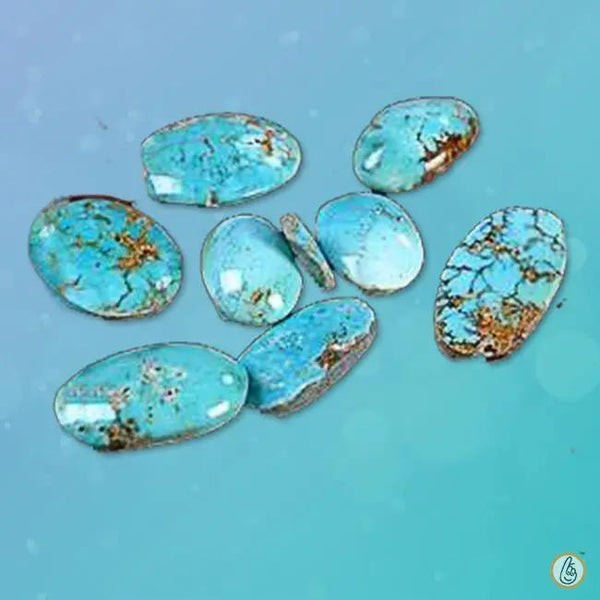 Brahmatells Turquoise Gemstone Aqua: Jupiter's Harmonizing Stone by Brahmatells
