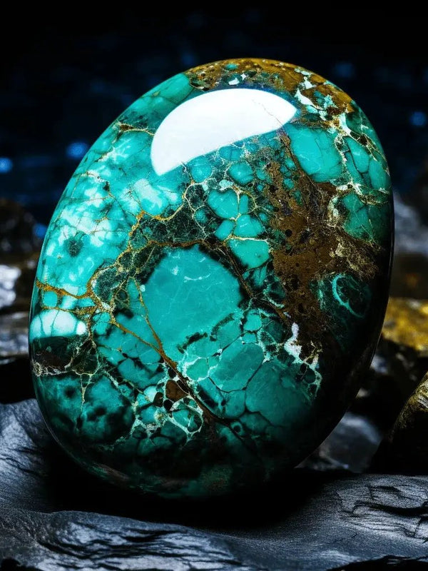 Brahmatells Turquoise Gemstone: Jupiter's Stone for Healing and Success by Brahmatells