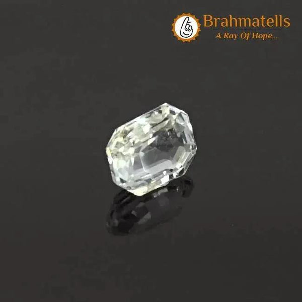 Brahmatells White Sapphire (Burma): Radiance for Success and Well-being by Brahmatells