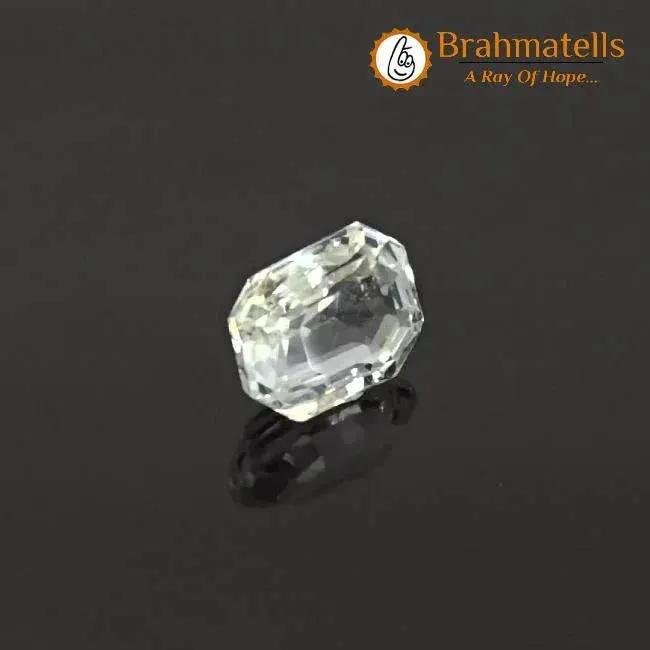 Brahmatells White Sapphire (Burma): Radiance for Success and Well-being by Brahmatells