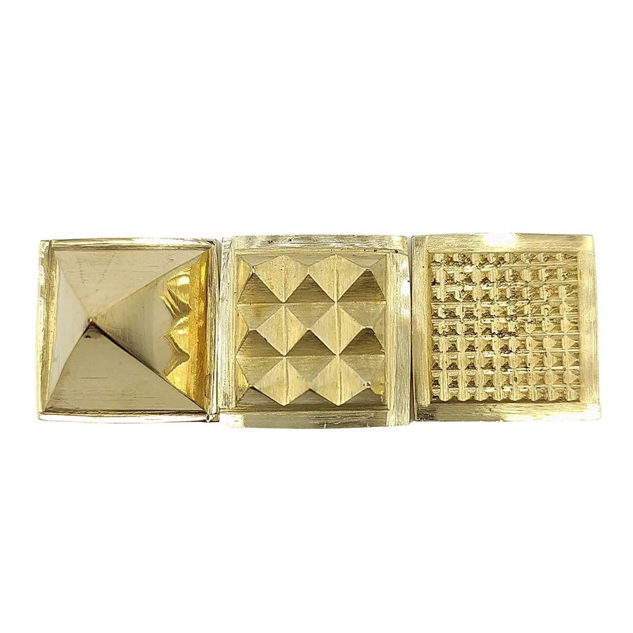 Brass Metal Vastu Pyramid for Home & Office Feng Shui Products North-West (Golden) by Brahmatells