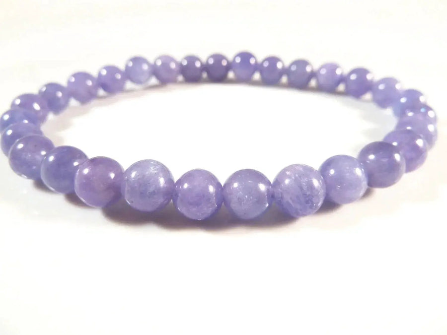 Brahmatells Tanzanite Beaded Bracelet – Natural Gemstone Elegance by Brahmatells