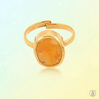Candle-Light Yellow Sapphire Ring - Jupiter's Radiance | Brahmatells by Brahmatells