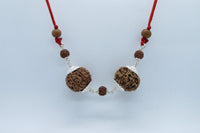 Capricorn Rudraksha Pair – 7 Mukhi Nepal Beads with Silver by Brahmatells