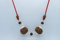 Capricorn Rudraksha Pair – 7 Mukhi Nepal Beads with Silver by Brahmatells