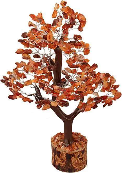 Carnelian Crystal Wishing Tree by Brahmatells