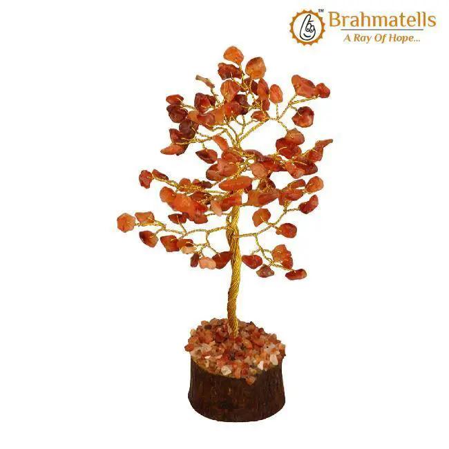 Carnelian Crystal Wishing Tree by Brahmatells