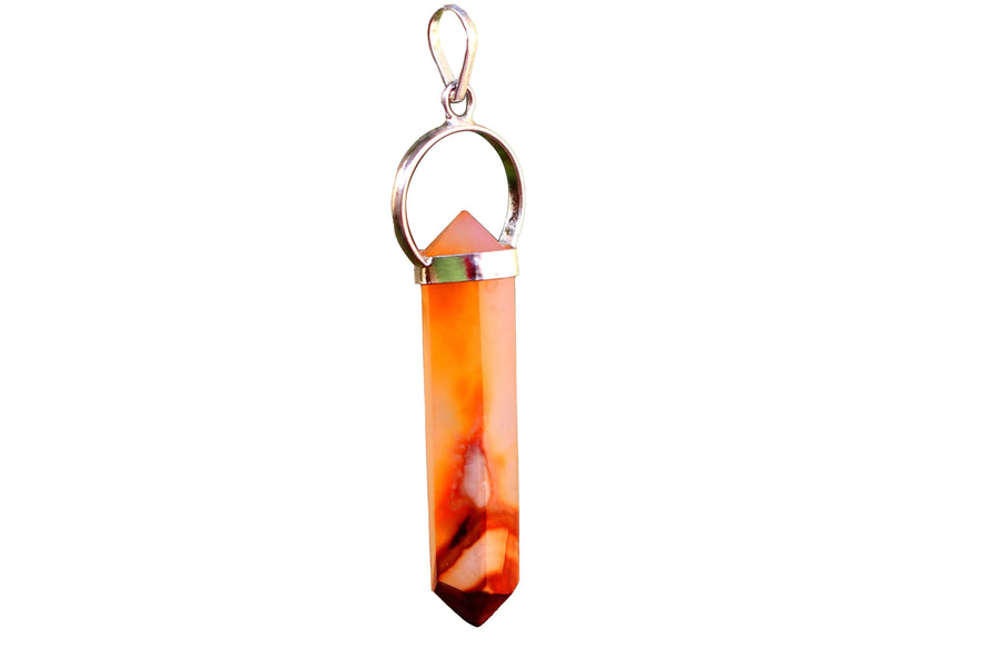 Carnelian Double Side Pendant for Balance & Harmony | Brahmatells by Brahmatells
