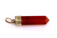 Carnelian Pencil Pendant by Brahmatells