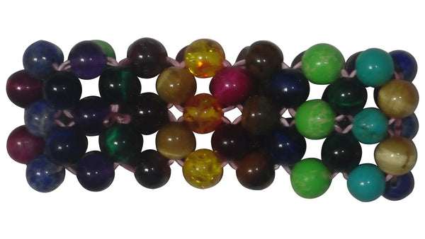 Cat's Eye Bracelet with 7 Chakra Stones for Spiritual Protection | Brahmatells by Brahmatells