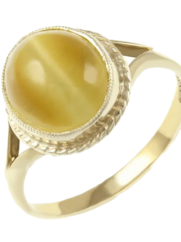 Cats Eye Golden-Beige Gemstone - Ketu's Harmony | Brahmatells by Brahmatells