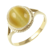 Cats Eye Golden-Beige Gemstone - Ketu's Harmony | Brahmatells by Brahmatells