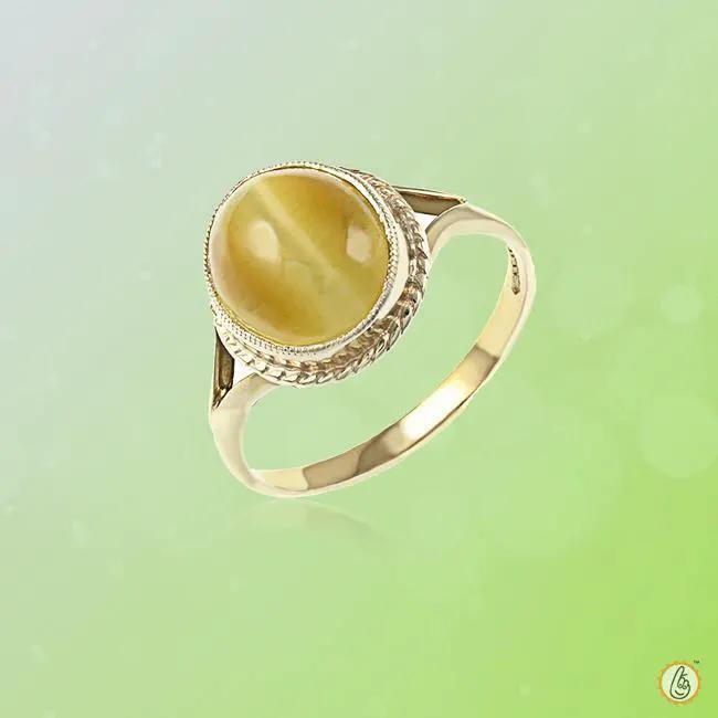 Cats Eye Golden-Beige Gemstone - Ketu's Harmony | Brahmatells by Brahmatells