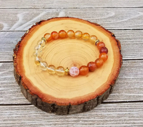 Chakra Activation Bracelet: Root, Sacral, Solar Plexus | Brahmatells by Brahmatells
