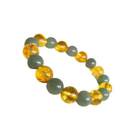 Citrine & Green Aventurine Wealth Bracelet | Business Success & Opportunity by Brahmatells