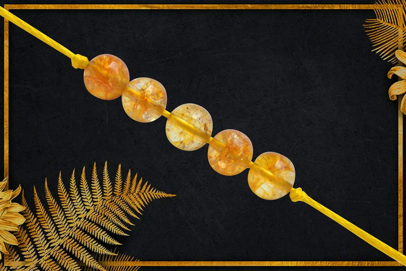 Citrine Band by Brahmatells - Enhance Positivity and Clarity by Brahmatells