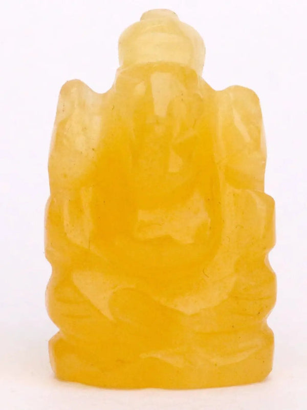 Citrine Ganesha Idol for Prosperity & Obstacle Removal | Brahmatells by Brahmatells