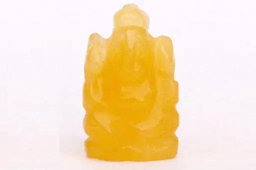 Citrine Ganesha Idol for Prosperity & Obstacle Removal | Brahmatells by Brahmatells