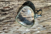 Clear Quartz Crystal Heart Pendant by Brahmatells