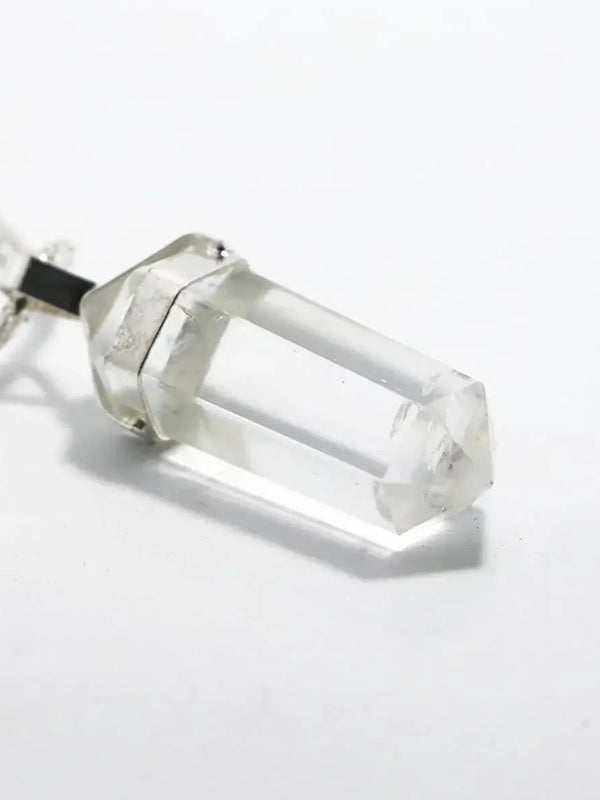 Clear Quartz Double Point Pencil Pendant by brahmatells