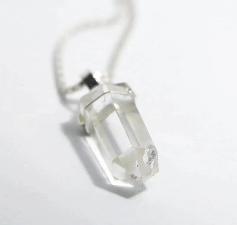 Clear Quartz Double Point Pencil Pendant by brahmatells