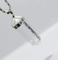 Clear Quartz Double Point Pencil Pendant by brahmatells