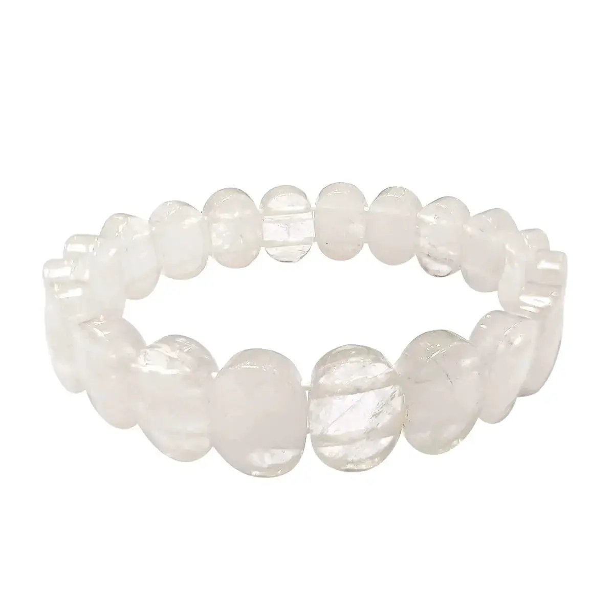 Clear Quartz Oval Faceted Bracelet | Energy Amplifying Crystal | Brahmatells by Brahmatells