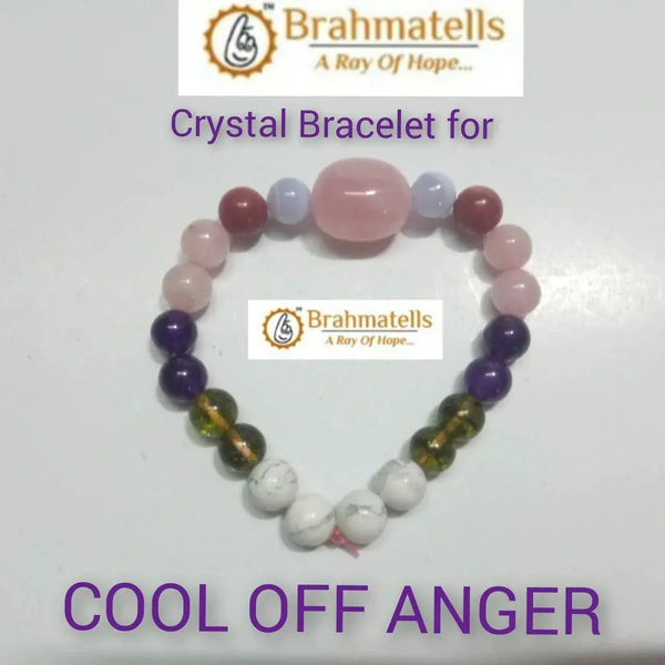 Cool Off Anger Bracelet - Soothe Emotions with Healing Crystals | Brahmatells by Brahmatells