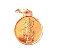 Copper Multicolour Mangal Yantra Pendent with Photo by brahmatells