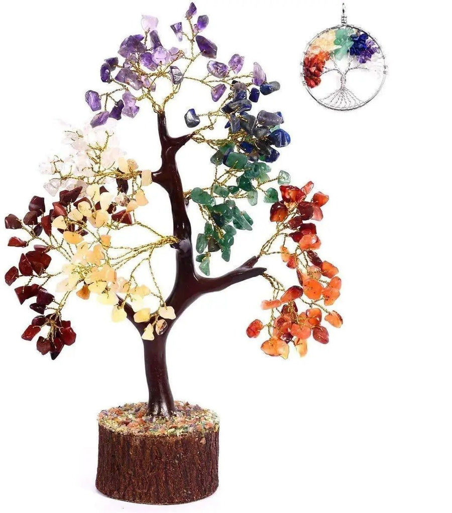 Crystal Gemstone Tree by Brahmatells