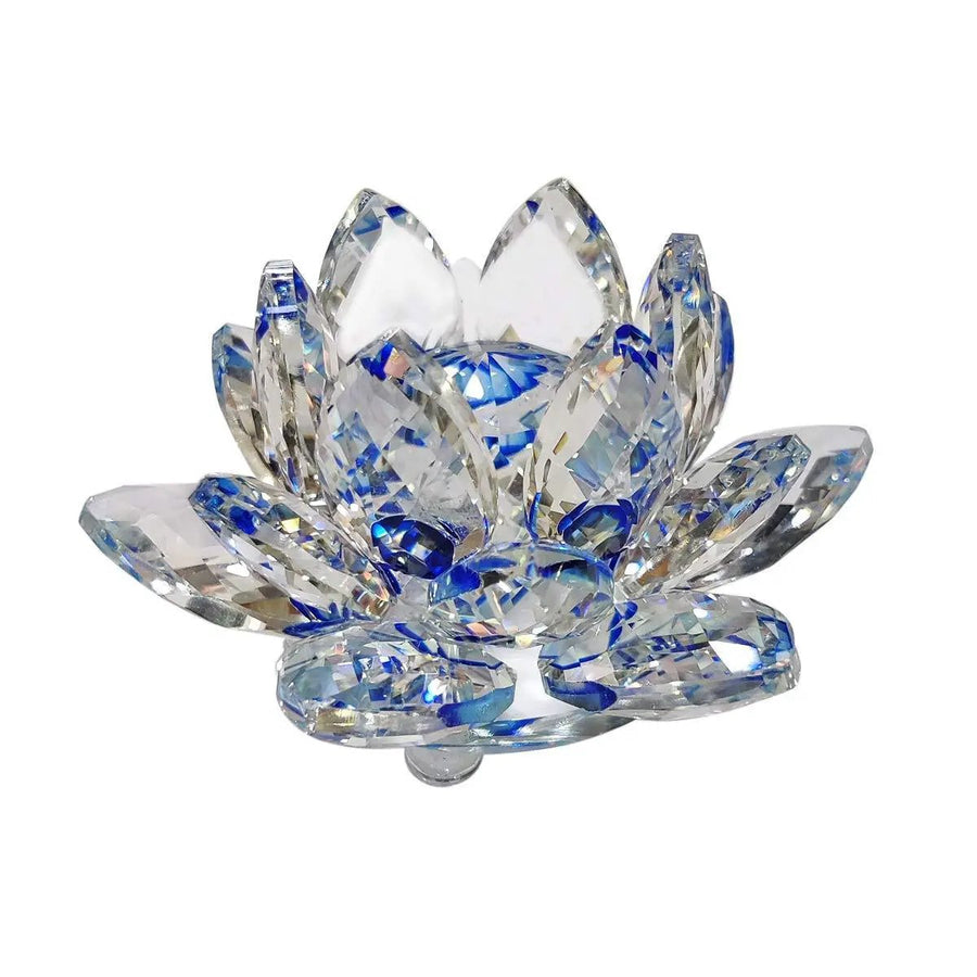 Crystal Lotus Flower - Vastu & Reiki Energized for Prosperity | Brahmatells by Brahmatells