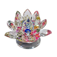 Crystal Lotus Flower - Vastu & Reiki Energized for Prosperity | Brahmatells by Brahmatells
