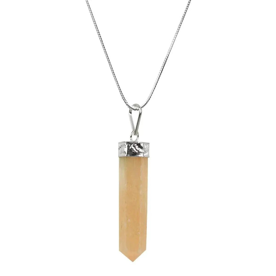 Crystal Pendant Pencil Shape by Brahmatells