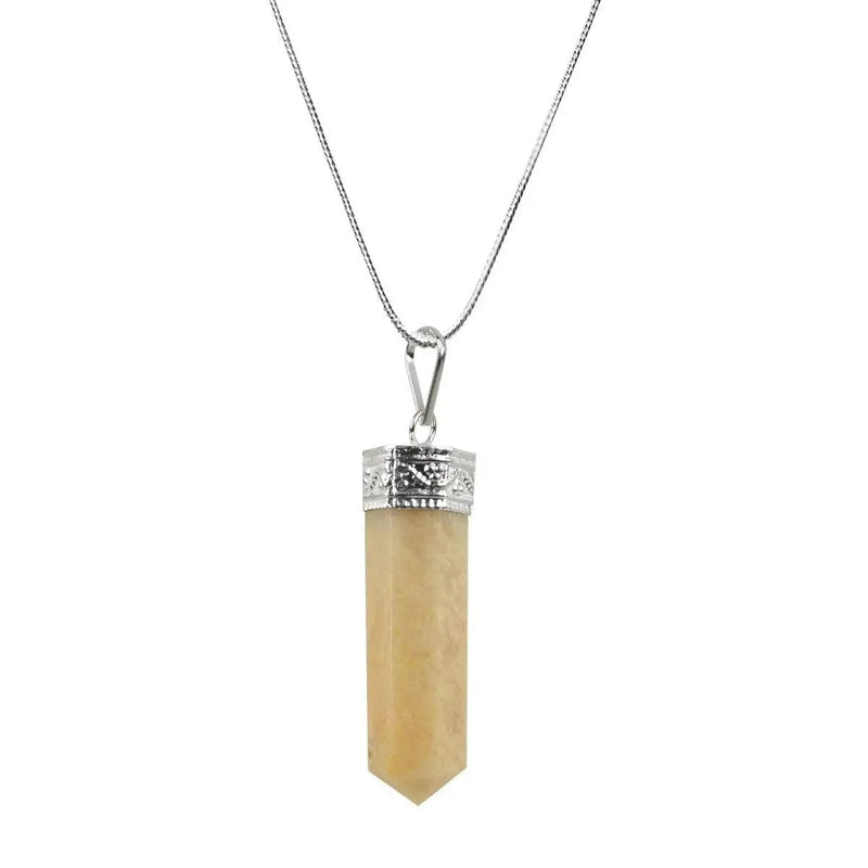 Crystal Pendant Pencil Shape by Brahmatells