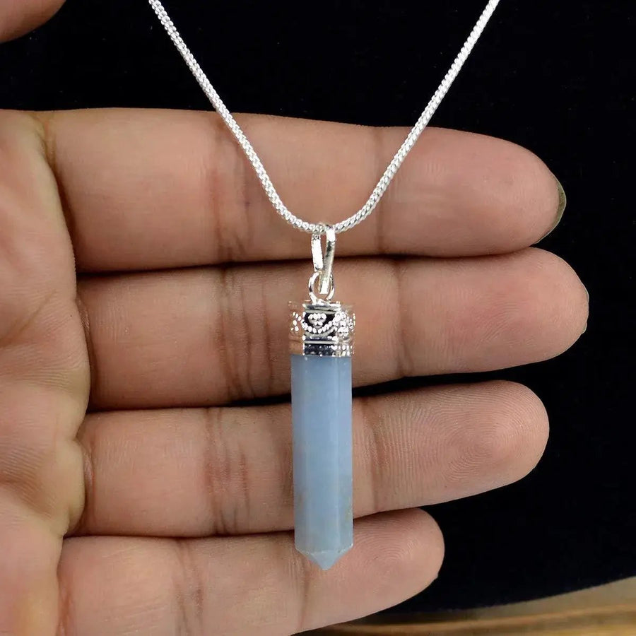Crystal Pendant Pencil Shape by Brahmatells
