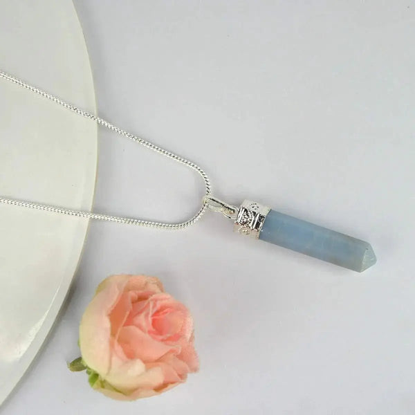 Crystal Pendant Pencil Shape by Brahmatells