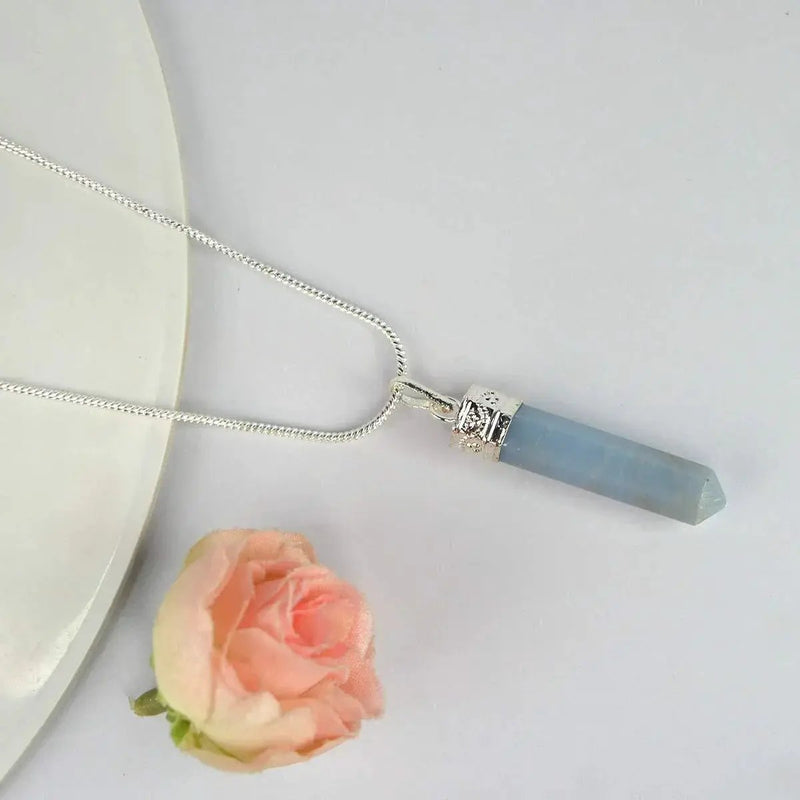 Crystal Pendant Pencil Shape by Brahmatells