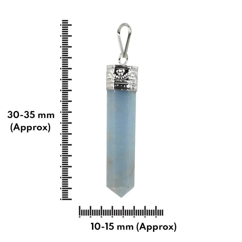 Crystal Pendant Pencil Shape by Brahmatells