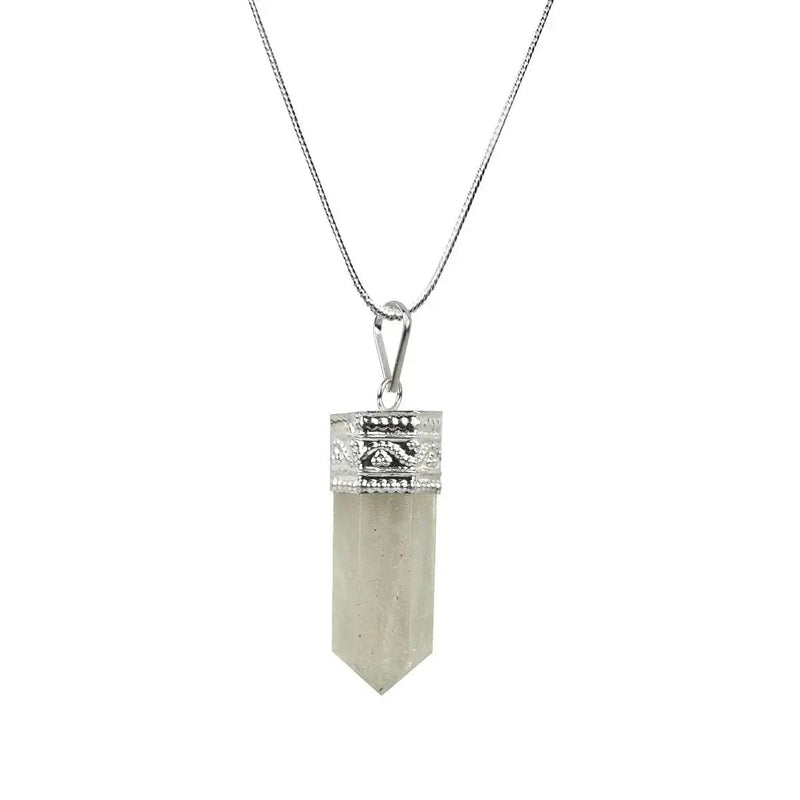 Crystal Pendant Pencil Shape by Brahmatells