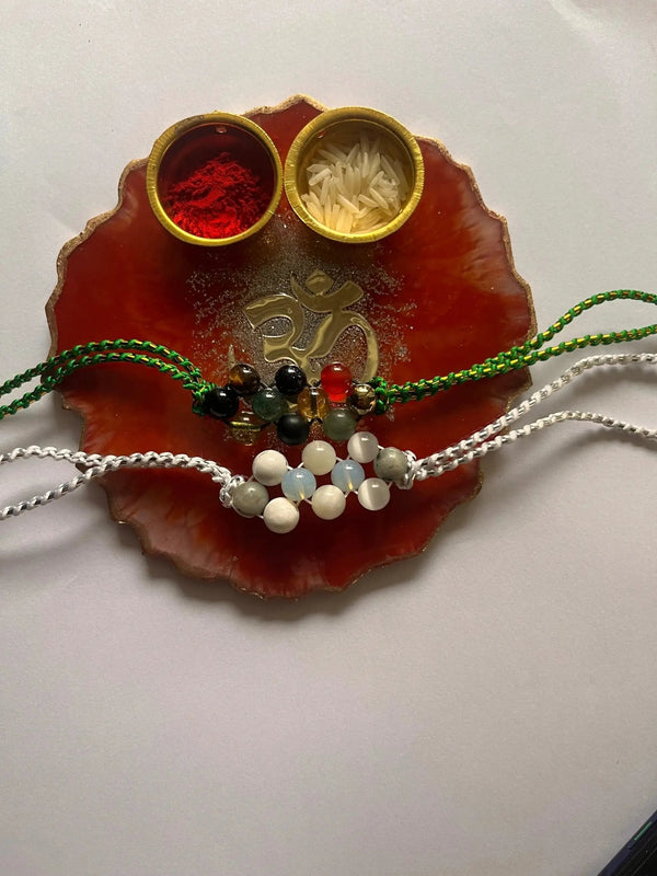 Brahmatells Natural Gemstone Bracelet by Brahmatells
