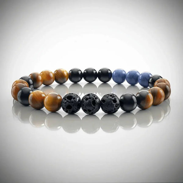 Dad's Anchor Crystal Combo Bracelet - Strength and Stability by Brahmatells