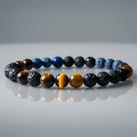 Dad's Anchor Crystal Combo Bracelet - Strength and Stability by Brahmatells