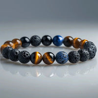 Dad's Anchor Crystal Combo Bracelet - Strength and Stability by Brahmatells
