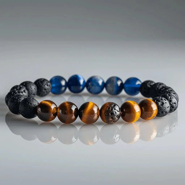 Dad's Anchor Crystal Combo Bracelet - Strength and Stability by Brahmatells