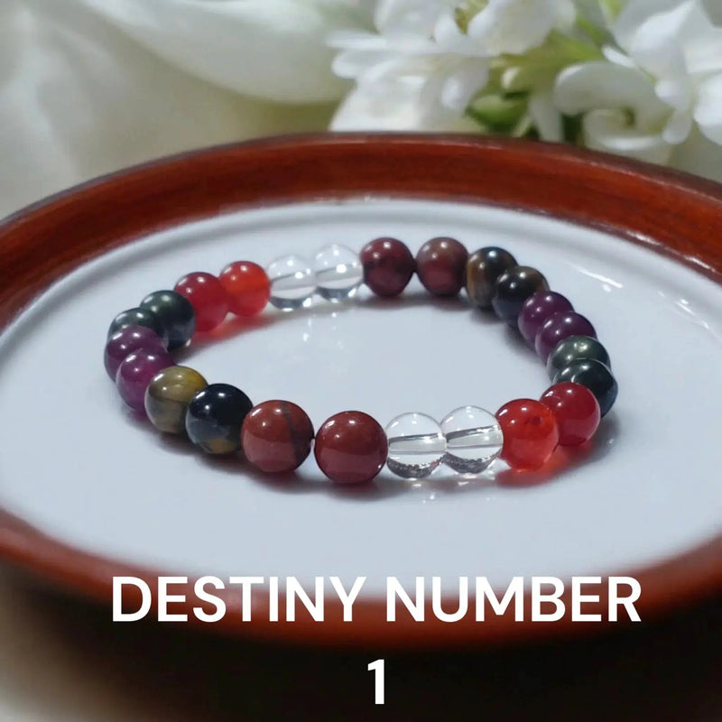 Destiny Number 1 Bracelet | Confidence & Leadership by Brahmatells