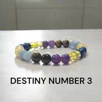 Destiny Number 3 Bracelet | Joy & Creativity by Brahmatells