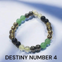 Destiny Number 4 Bracelet | Stability & Focus by Brahmatells