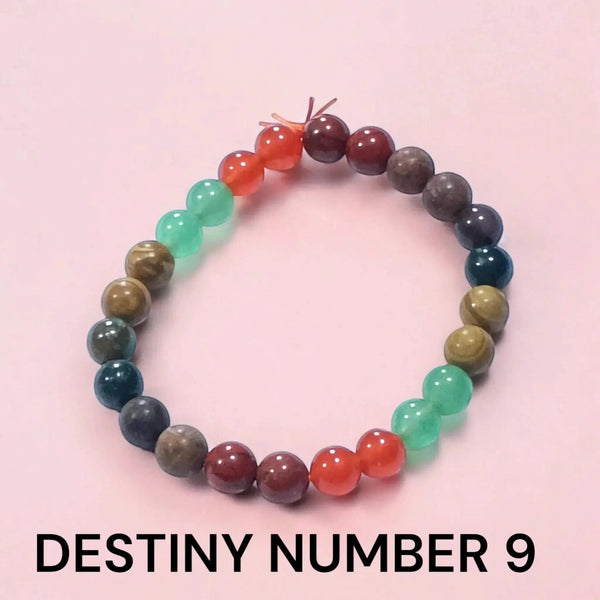 Destiny Number 9 Bracelet | Renewal & Strength by Brahmatells
